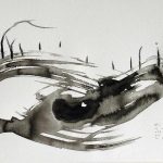 Marina Berdalet - Sèries -Weltanschauung - Passejades - Els vells camins III - tinta xinesa sobre paper - 40 x 30 cm - 2011