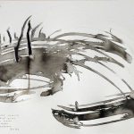 Marina Berdalet - Sèries -Weltanschauung - Passejades - Els vells camins IV - tinta xinesa sobre paper - 40 x 30 cm - 2012