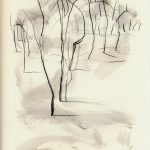 Marina Berdalet - Sèries -Weltanschauung - Passejades - quadern passejades - vernís i llapis sobre paper - 21 x 27,9 cm - 2011