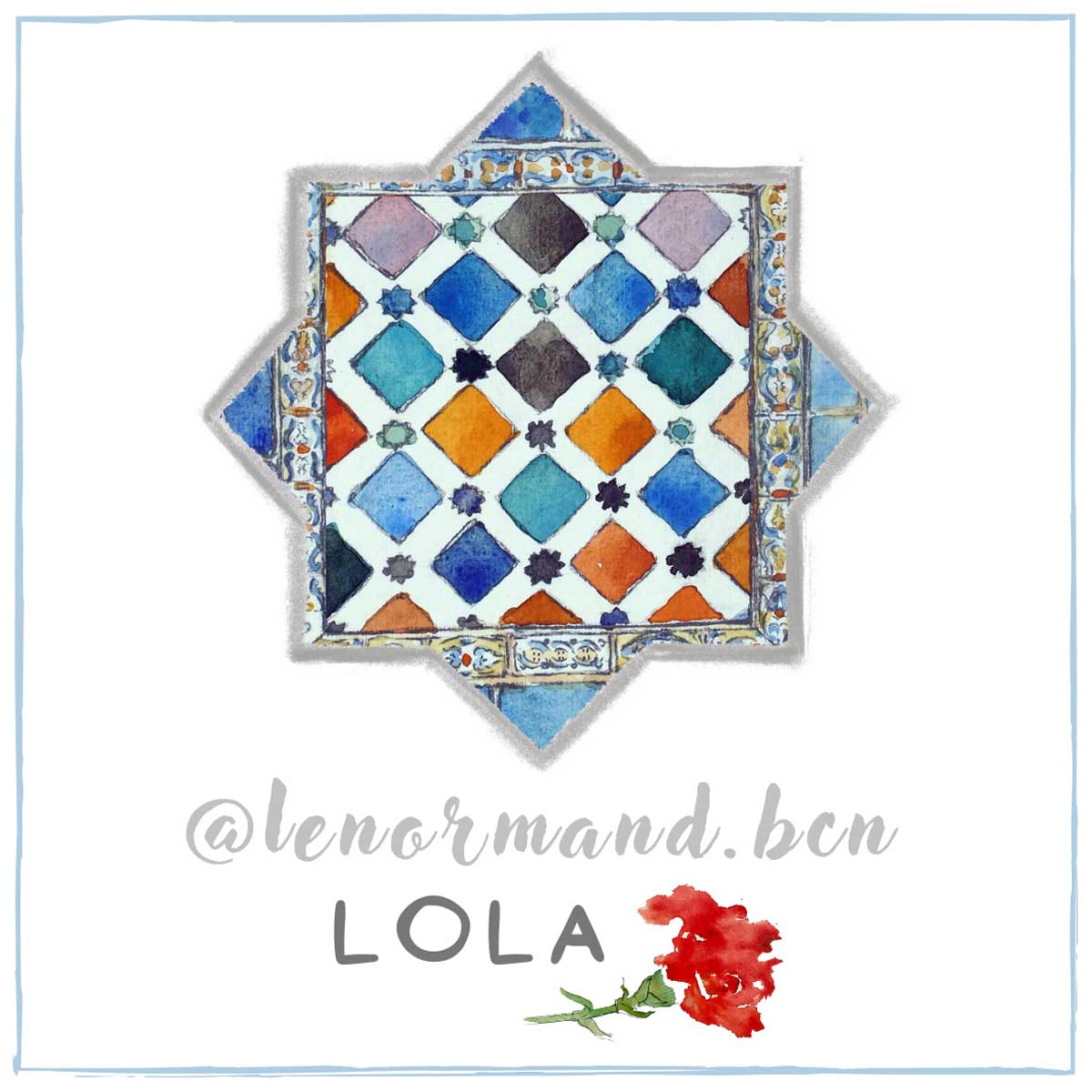 Marina Berdalet - Bugada - logo - Lenormand.bcn - Lola Clavel