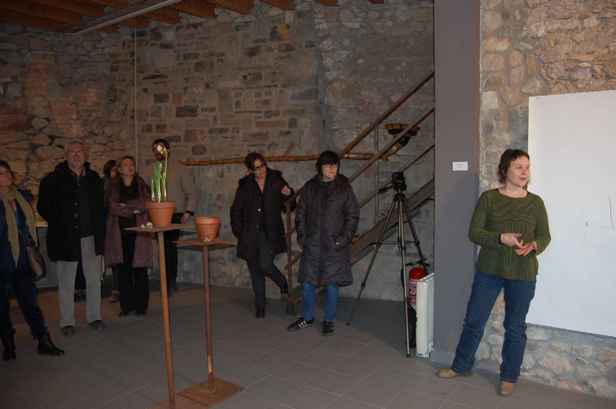 Inauguració exposició Llapis sobre paper al Cacis, 2013